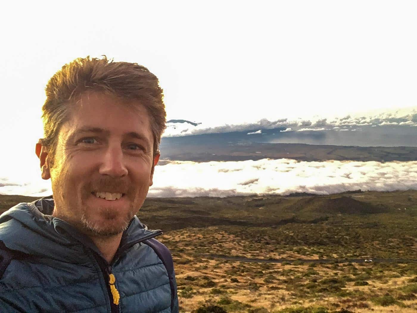 Devin, host of Grand Champions #4, on Haleakalā