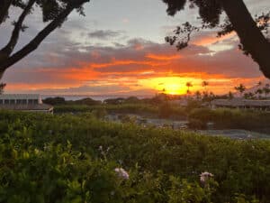 Wailea Vacation Rental Sunset